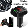 thumbnail image 3 of Transmisor Fm Bluetooth Inalámbrico Para El Coche Aux Adaptador Bluetooth Kits De Cargador De Coche Reproductor De Música Radio Fm Manos Libres Llamadas Puertos De Carga Usb Duales 2.1A Muyoka Hogar, 3 of 7