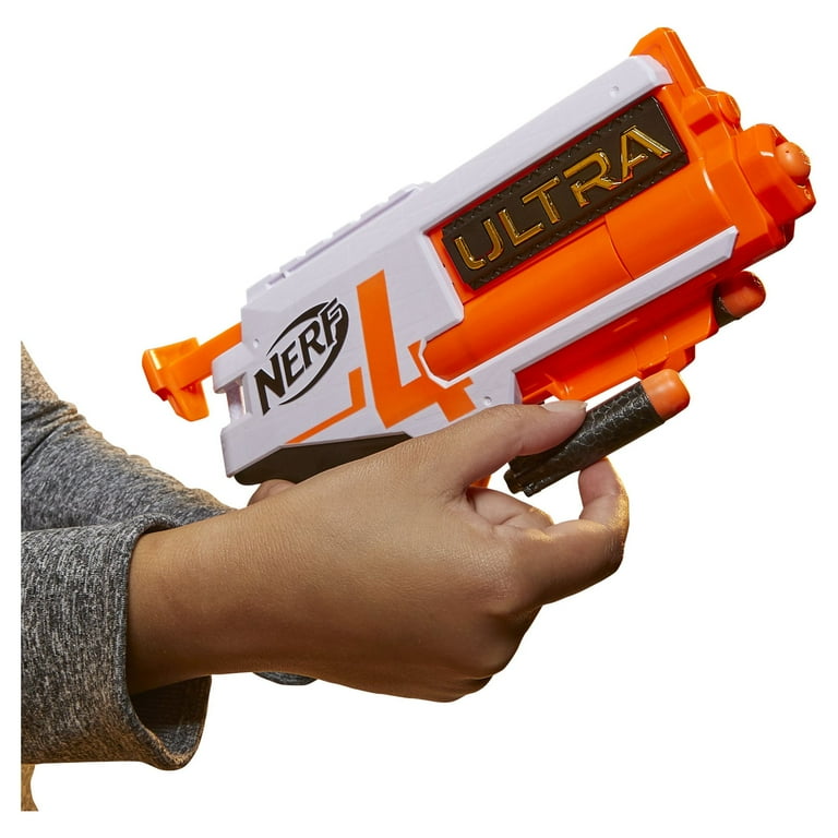 Nerf Ultra Four Blaster, Includes 4 Official Nerf Darts