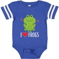 thumbnail image 3 of Inktastic I Love Frogs Gift Boys or Girls Baby Bodysuit, 3 of 5
