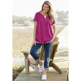 thumbnail image 6 of Woman Within Plus Size Layered-Look Tee, 6 of 6