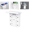 thumbnail image 1 of Multi-Functional Power Strip with Panel, Wall Outlet Extender with Shelf, 9-in-1 Surge Protector with 6 AC Outlets, USB-A & USB-C, Night Light for Home, Office, Dorm, Travel (1PC), 1 of 5