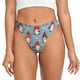 thumbnail image 1 of Fotbe Snowflake Christmas gnome Tanga Sin Costuras para Mujer con Estampado – Panties Invisibles, Transpirables y Cómodos para Uso Diario-XX-Large, 1 of 6