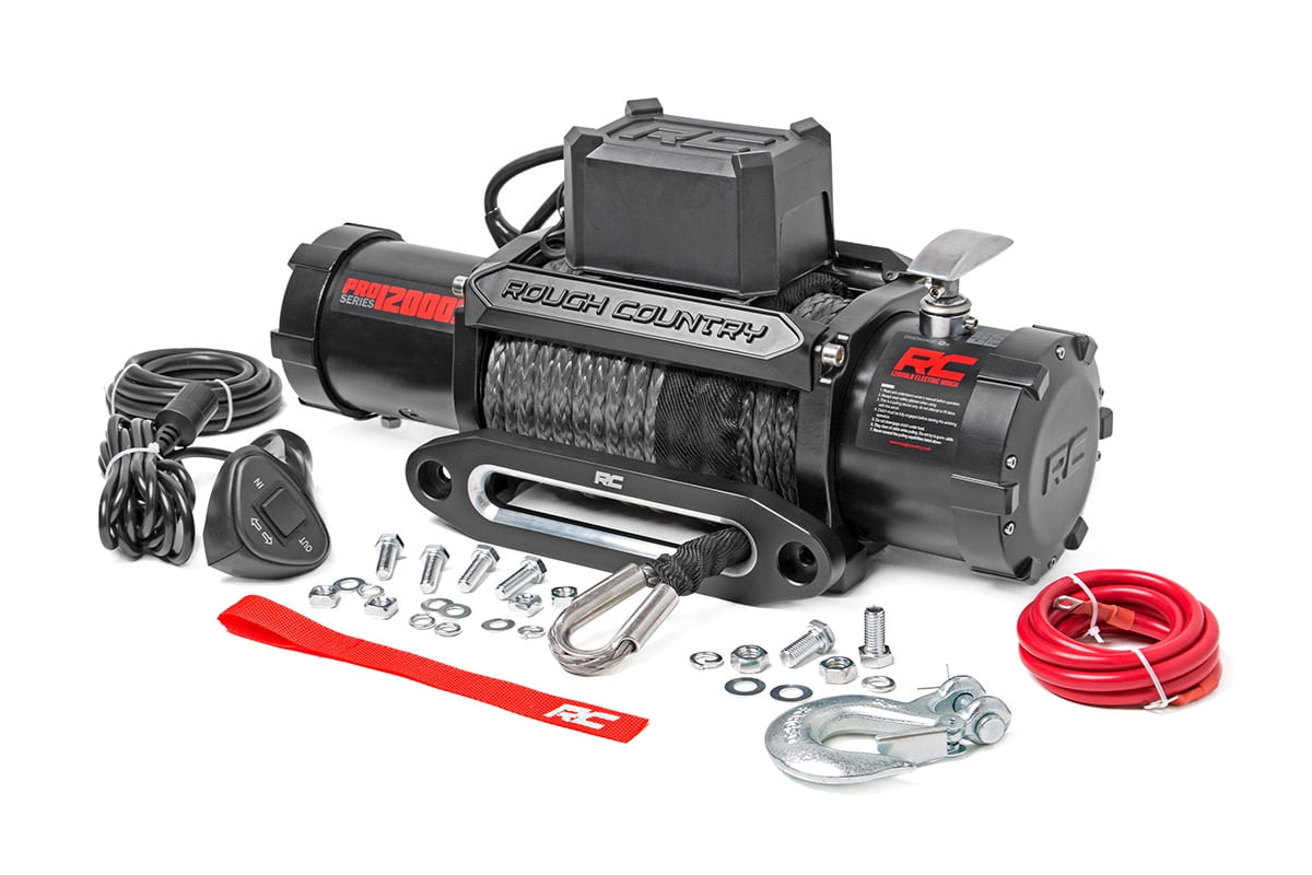 Rough Country PRO12000S 12,000Lb PRO Series Electric Winch w