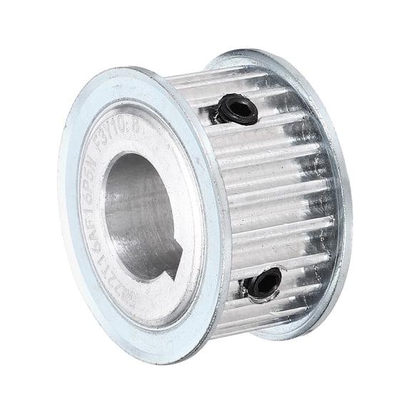 Uxcell Timing Belt Pulley Aluminum Idler Pulley 22 Teeth 5/8" Bore for 16mm Width Belts, 3D Printers, CNC Machines, Industry