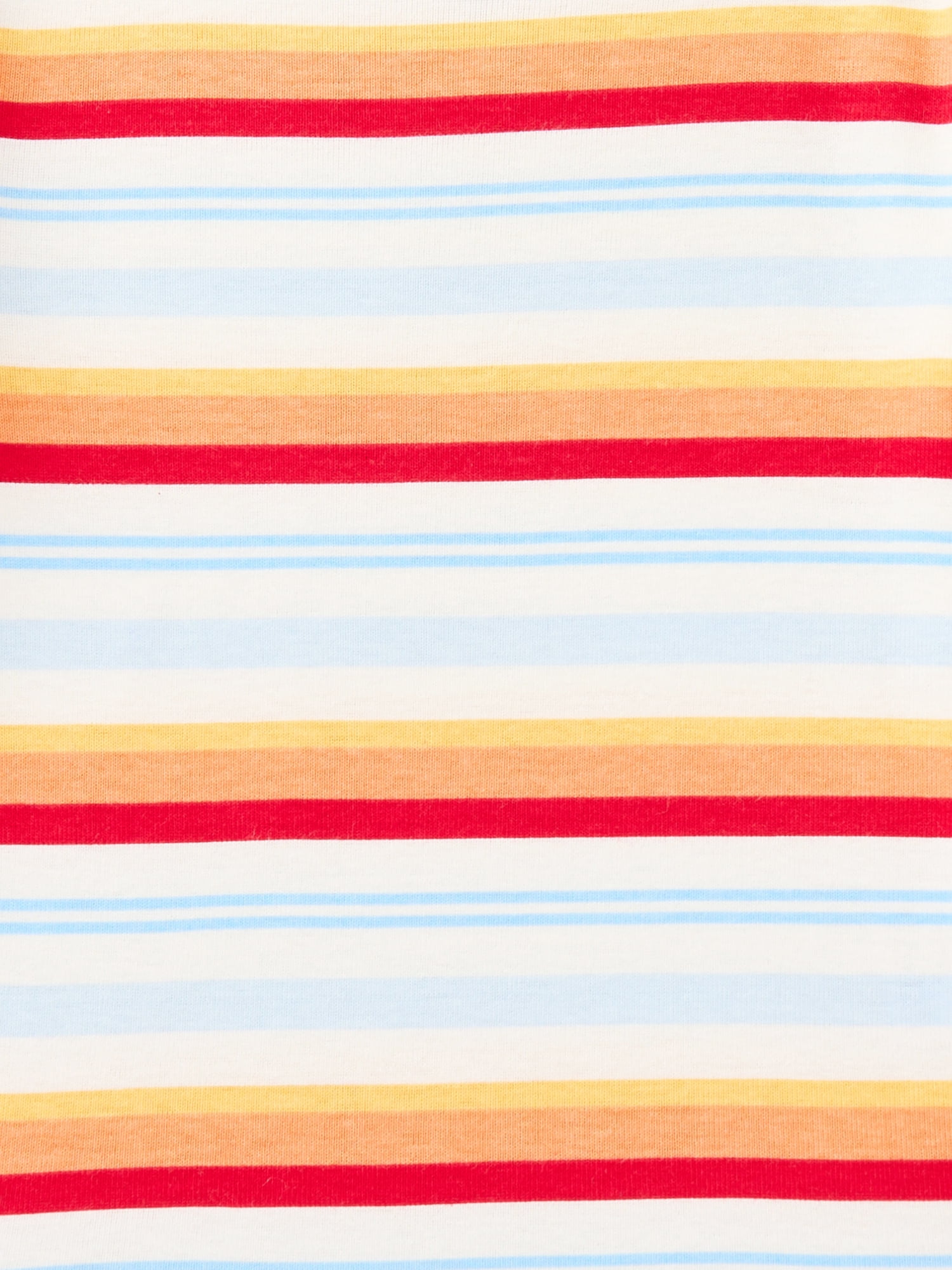 Wonder Nation Baby Boys Cotton Striped Bodysuit with Long Sleeves, Sizes 0M-24M