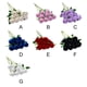 thumbnail image 4 of Flores artificiales Kearding 10 piezas de tela de simulación Color sólido, 4 of 6