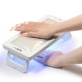 thumbnail image 1 of Light For Nails 2 In 1 Manicure Nail Arm Repose With LED Nail Lamp 72W LED Gel Nail Dryer Arm Repose For Nails Light Arm Repose Pillow Cushion Hand Holder, 1 of 9