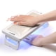 thumbnail image 1 of Lámpara LED para uñas 2 en 1, para manicura y reposo de brazos, 72 W, para gel, para uñas, para reposo de brazos, cojín para manicura., 1 of 9