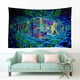 thumbnail image 5 of Tapiz de pared de estilo geométrico, cubrecama, manta decorativa para el hogar 70x90 pulgadas, 5 of 7