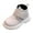White, variant on White Girls Ankle Boots, British Inspired Leather Short Boots For Children With Standard Insole, Breathable For Air Flow