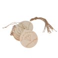 thumbnail image 3 of 10Pcs Color Round Hanging with Rope Gloria Manualidades colgantes de corazón, 3 of 7