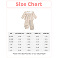 thumbnail image 2 of Toddler Baby Girl Clothes 3T Girl Fall Outfits 4T Girls Ruffle Long Sleeve Peter-pan Collar Plaid Top Pants 2PCS Set Khaki, 2 of 6