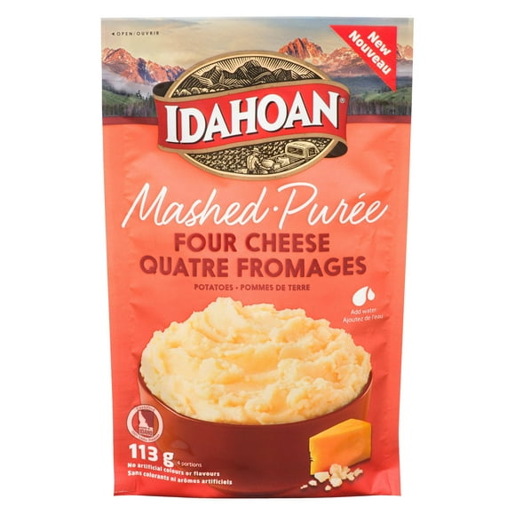 Idahoan - Purée de pommes de terre aux quatre fromages d'Idahoan 113,4 grammes (4 1/2 Tasses)