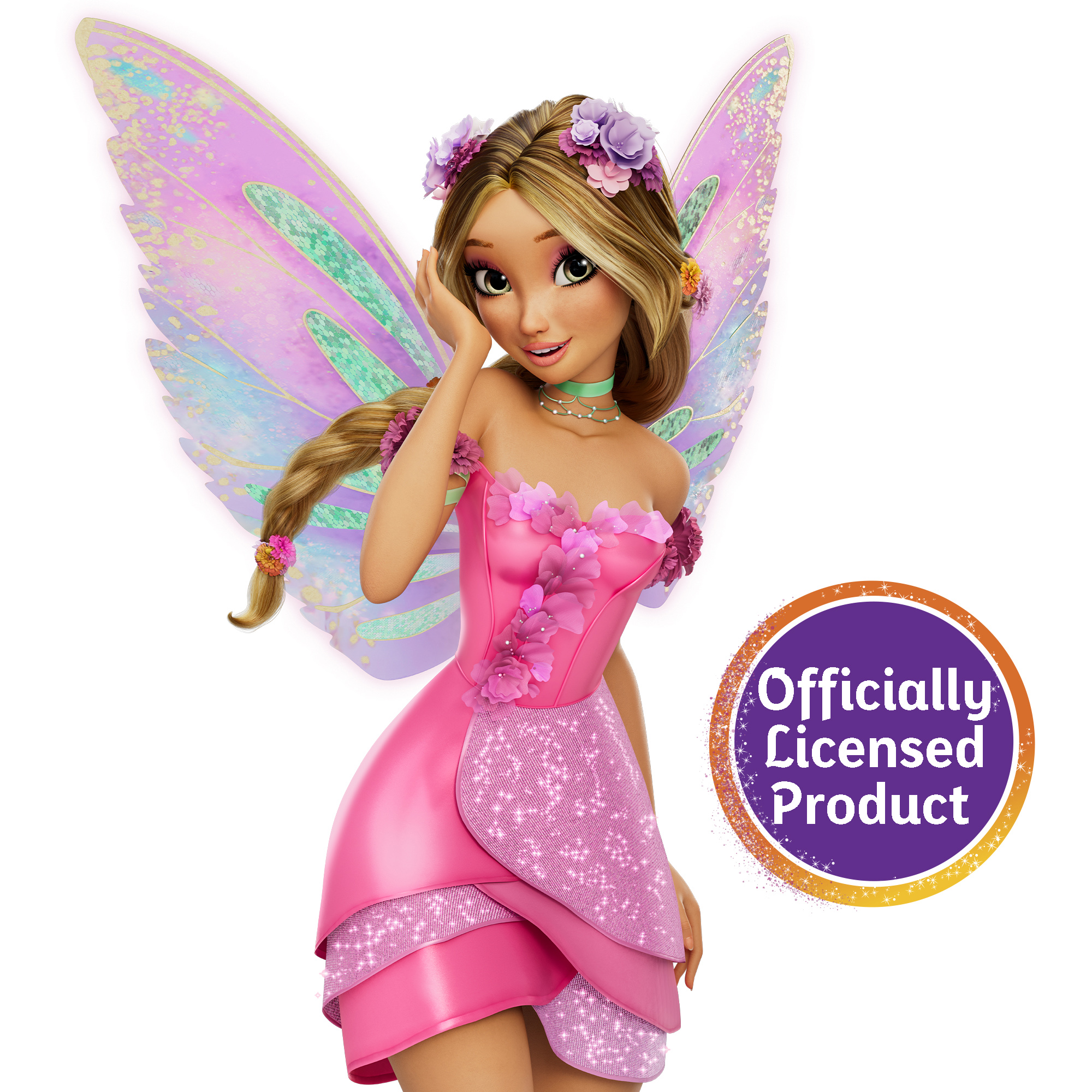 Winx Club Flora Fairy Wings Role Play Winx Club Flora My Size Fairy Wings Role Play Dress up for Girls 4+ by Playmates Toys