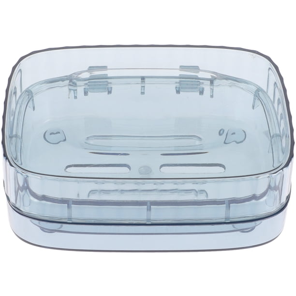 Jabonera con tapa, caja de jabón de viaje, contenedor portátil para ducha, caja de jabón para baño