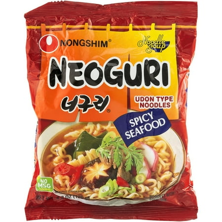 Nongshim Neoguri Spicy Seafood, 4.2 Oz, 10 Ct