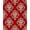 Red, Pattern 1, variant on ODIKA 2'x3' Machine Washable Non-Slip Area Rug, Classic Damask Flourish with Botanical Motifs High Traffic Rug, Red, 518759