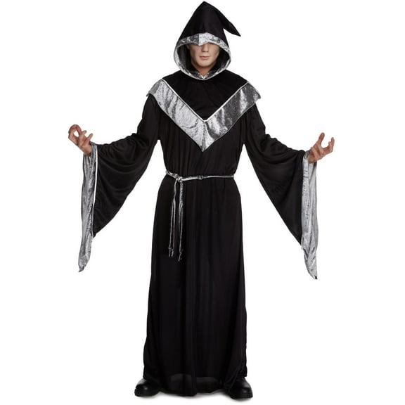 Morph Sorcerer Robe Mens Halloween Costume For Mens Black X-Large