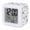 Blue Red, variant on Red Orange Coastal Digital Alarm Clock for Bedrooms,Smart LED Alarm Clock with 7 Color Night Light,Nautical Summer Beach Coral Sea Turtle Silent Wake Up Clocks for Sleep Study Cooking 3.2"x3.2"