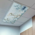 thumbnail image 2 of 1 Pack Summer Coastal Fluorescent Light Covers for Ceiling Lights Ocean Seaweed Anchor Nautical Coral Bubble Magnetic Ceiling Light Covers Overhead Light Filters for Office Classroom Home, 2 of 9