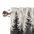 thumbnail image 5 of Living Room Curtains 72 Inches length, Mist Forest Window Treatment Curtain Drapes, Beige Farmhouse Vintage Nature Scenery Light Filtering Drapes for Bedroom Laundry Room, 52"x72", 2 Panels, 5 of 7
