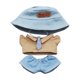 thumbnail image 1 of 4x Mini ropa para muñeca de 6 pulgadas, conjunto de pantalones para muñeca, ropa cómoda, ropa para muñeca con sombrero para muñeca colgante, edad 5-7 Estilo A, 1 of 8