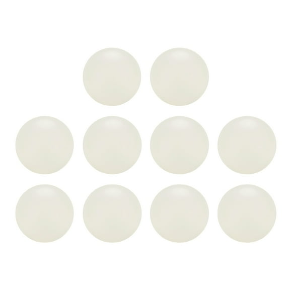 10Pack Nylon Bearing Balls 20mm Polishing Ball, G2 Precision, White