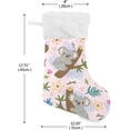 thumbnail image 2 of Coolnut Christmas Stockings 2PCS,Cute Koala Big Xmas Stockings Gift Decorations and Party Supplies,Used for Fireplace Decoration Socks Christmas Tree Decoration, 2 of 7