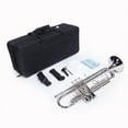 thumbnail image 5 of Trumpet Set for Students Beginner Bb Standard Brass Instrument ,DFITO Trumpet  with Mouthpiece Gloves Set, 5 of 7