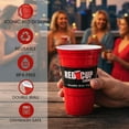 thumbnail image 3 of Red Cup Living 32 Oz Reusable Party Cup, Glass & Tumbler |Ideal  Party Cups | Reusable Drinking Supplies for Birthday Party, 3 of 8