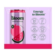 Bloom Nutrition Sparkling Energy Drink, Variety, 12 fl oz Cans, 12 Pack