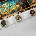 thumbnail image 4 of Feelyou Happy Halloween Black Out Curtains, Horror Spooky Jungle Pumpkin Curtains Pack of 2 (42x63 Each), Patchwork Plaid Bedroom Curtains, Window Curtains Home Decor, 4 of 6