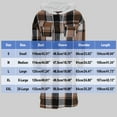 thumbnail image 3 of Wowcloth Women's Plaid Long Sleeve Hooded Coat - Button-Front & Dual Pockets Casual Longline Coat for Everyday Wear, 3 of 6