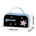 thumbnail image 3 of Funda de lápices de gran capacidad, bolsa organizadora de papelería multicapa con asa Bolsa portátil para bolígrafos para colegio y oficina, 3 of 9