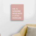 thumbnail image 2 of Girls Boho Room Decor,She Is Sunshine Mixed With a Little Hurricane Framed Canvas Wall Art Decor 11×14,Girls Wall Decor,Boho Sunshine Girls Nursery Little Girl Room Wall Art Framed Decor Prints, 2 of 6