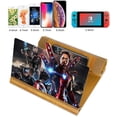 thumbnail image 4 of 12" Screen Magnifier for Smartphone–Mobile Phone 3D Magnifier Projector Screen for Movies, Videos, and Gaming–Foldable Phone Stand with Screen Amplifier–Compatible with All Smartphones, 4 of 5