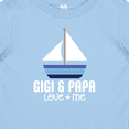 thumbnail image 4 of Inktastic Gigi and Papa Love Me Boys Grandson Boys Baby T-Shirt, 4 of 5