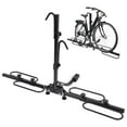 thumbnail image 2 of Mulaxen 180 lbs capacity bike rack for car ,Foldable Bike Trunk Mount Rack,Bike Car Racks ,Hitch Mounted Bike Rack Carrier , Black, 2 of 5