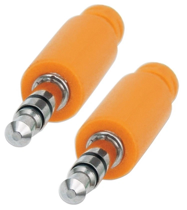 6Ft 3.5Mm Stereo Trs Male To Male Braided Audio Cable, Blue/Orange, 352819