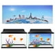 thumbnail image 1 of Etiqueta engomada del fondo del acuario, Fondo del tanque de peces del acuario Etiqueta engomada del PVC del tanque de peces Etiqueta del tanque de peces Elegante y moderno, 1 of 8