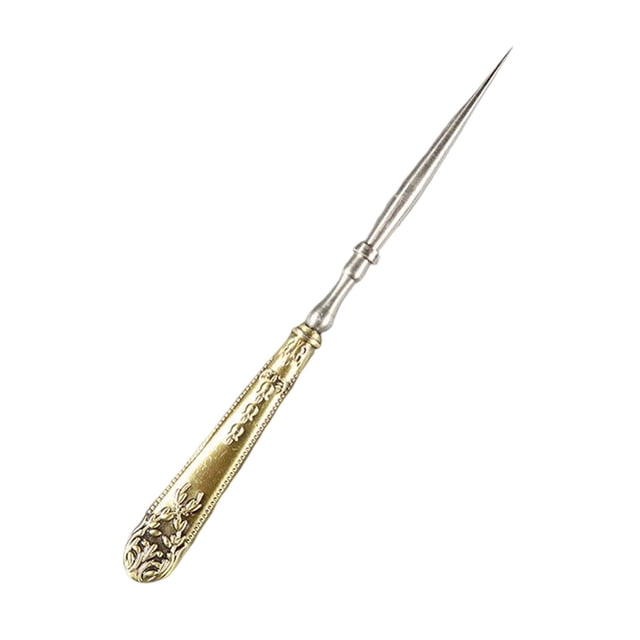 Punzón de cuero para perforar, perforaa artesanal de cuero, suministros de bricolaje para costura Bronce Zulema Punzón de costura