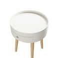 thumbnail image 2 of 18"H Storage Drawer Bedside Table Bedside Table Sofa Side Coffee Table Furniture Living Room, 2 of 11