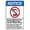Warning Sign 2, variant on This is A Critical Care Area Turn Off Wireless Devices Sign 8"x12" - Security Metal Wall Decor for Hospital, Business Office Yard Street Road Home