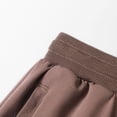 thumbnail image 6 of Fgnfyis Men's Casual Pants Loose Large Size Casual Sports Pants Drawstring Pants Spring Summer and Fall Nine Minute Pants Trousers for Men Khaki XL, 6 of 7