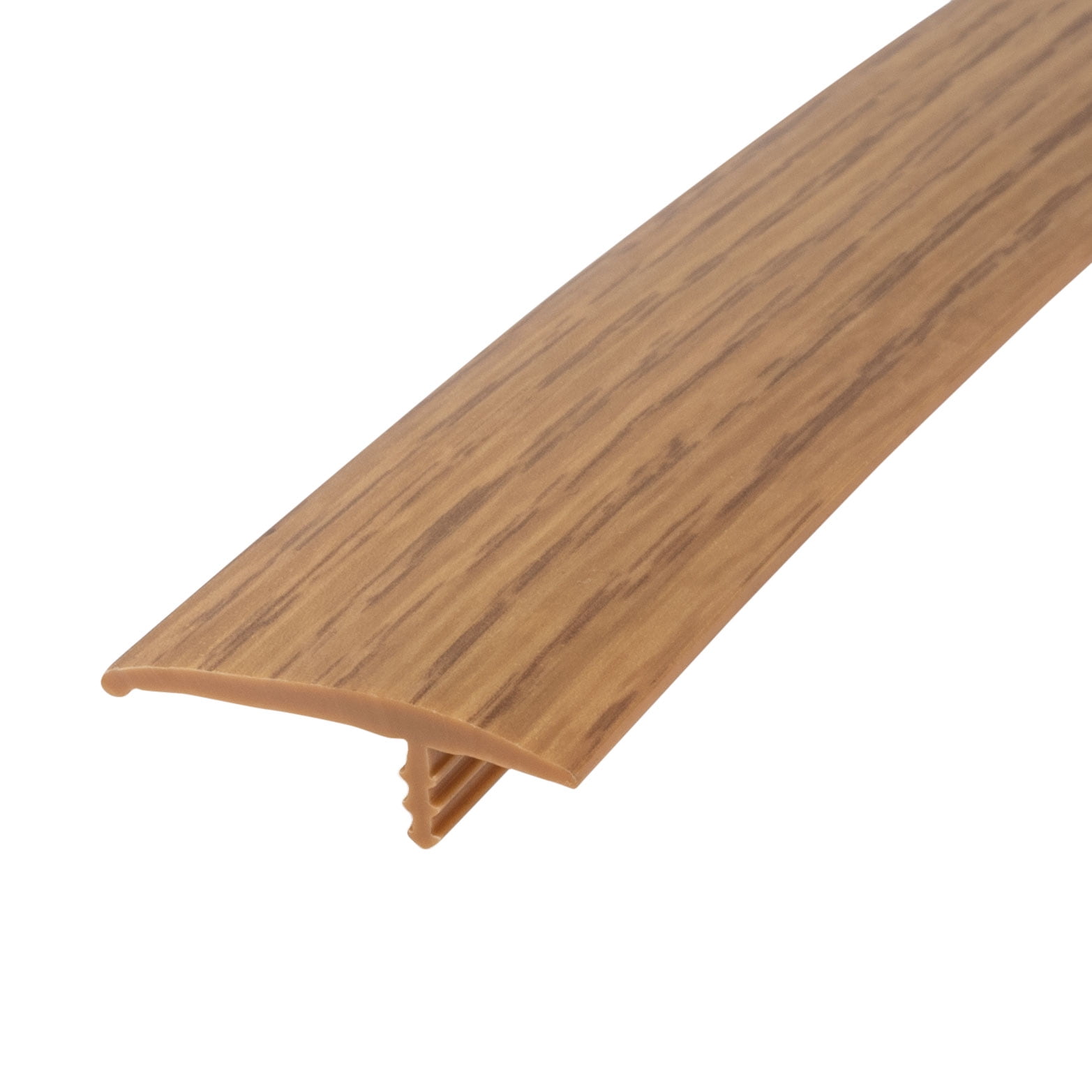 Outwater Plastic Tmolding 11/4 Inch Natural Oak Woodgrain Flexible
