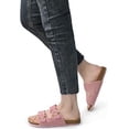 thumbnail image 2 of Zapato de gamuza Sandalia Mule Mujer Plataforma Zapatillas de corcho, 2 of 4