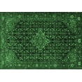 thumbnail image 1 of Ahgly Company Indoor Rectangle Persian Emerald Green Traditional Area Rugs, 8' x 12', 1 of 4