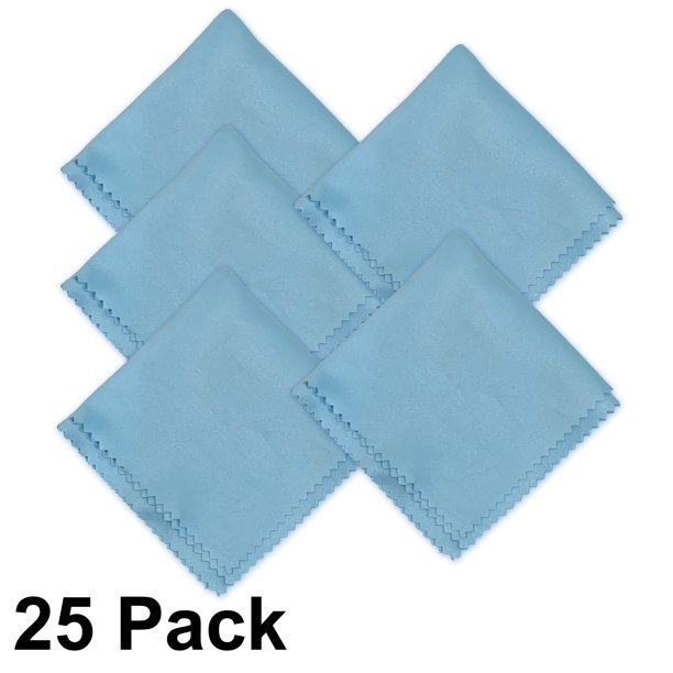 Microfiber Cleaning Cloth Eyeglass Cleaner 6"x 6" for Cleaning Eyeglasses, Cell Phones, iPad