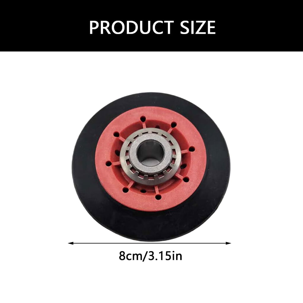 4 Pieces Replacement Drum Rollers for Efficient Drying 8536974 Drum Support Easy Installation Home Appliance Parts