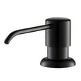 thumbnail image 1 of Kraus Boden Countertop Kitchen Sink Dish Hand Soap Dispenser Pump, Matte Black, 1 of 5